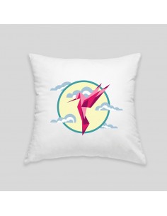 Coussin colibri 2
